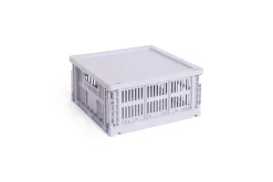 HAY Colour Crate Lid Plastic - Medium Square / Cube - Lavender