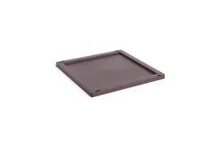 HAY Colour Crate Lid Plastic - Medium Square / Cube - Bordeaux