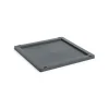 HAY Colour Crate Lid Plastic - Medium Square / Cube - Charcoal