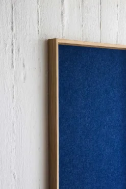 Hemverk - Opslagstavle m. akustiske egenskaber - Recy - Blå - 40x60