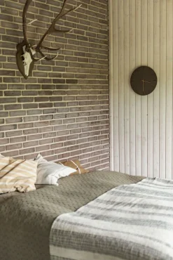 Hemverk - Vægur - Dark Oak - Mørk Eg/Guld - Ø28 cm