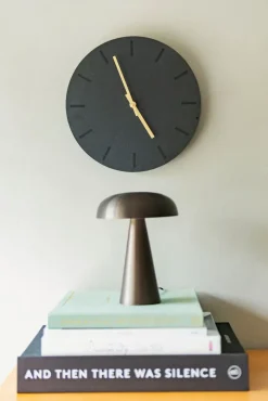 Hemverk - Vægur - Gunpowder - Sort/Kobber - Ø28 cm