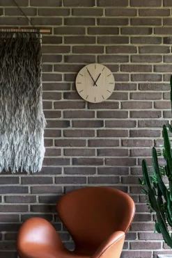 Hemverk - Vægur - Light Oak - Eg/Kobber - Ø28 cm