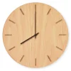 Hemverk - Vægur - Light Oak - Eg/Sort - Ø38 cm