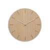 Hemverk - Vægur - Light Oak - Eg/Sølv - Ø28 cm