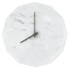 Hemverk - Vægur - Marble Bianco - Hvid/Sort - Ø28 cm