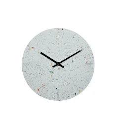 Hemverk - Vægur - Multicolour m. sorte visere - Ø25 cm