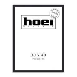HOEI 111 - SORT FYRRETRÆ 30X40 - PLEXIGLAS