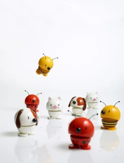 Hoptimist - Animals - Bee, gul - Hummelbi 9x5 cm