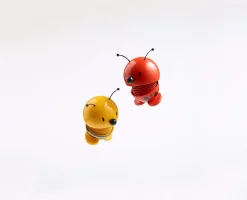 Hoptimist - Animals - Bee, gul - Hummelbi 9x5 cm