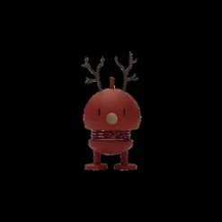 Hoptimist - Christmas - Soft Reindeer Bumble - Small - Rød
