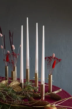 Hove Home - Adventstal til lysestager - Brass