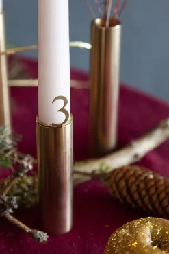 Hove Home - Adventstal til lysestager - Black Powder Coated Steel