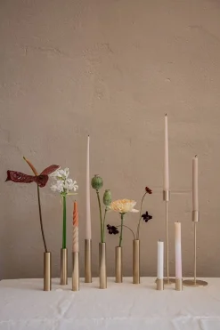 Hove Home - High Light lysestage - Messing - Højde 28 cm