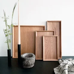 Hove Home - Oak Tray - Bakke - 25x15 cm