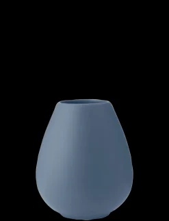Knabstrup Keramik - Earth vase H 14 cm dusty blue