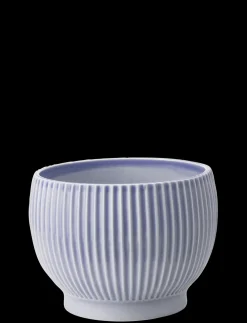 Knabstrup Keramik - urtepotteskjuler Ø 16 cm ripple lavender
