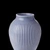 Knabstrup Keramik - vase H 12.5 cm ripple lavender