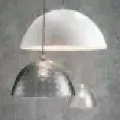 Koziol - Stella Silk lampe - Transparent grå - medium