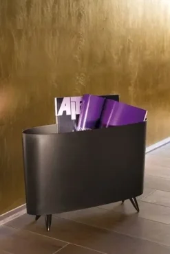 Koziol Magasin holder - sort - 45x32 cm