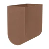 Kristina Dam - Opbevaring - Medium Curved Box - Burnt Brown