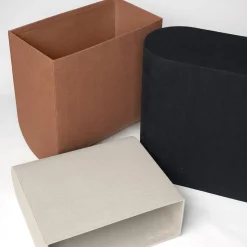 Kristina Dam - Opbevaring - Medium Curved Box - Burnt Brown