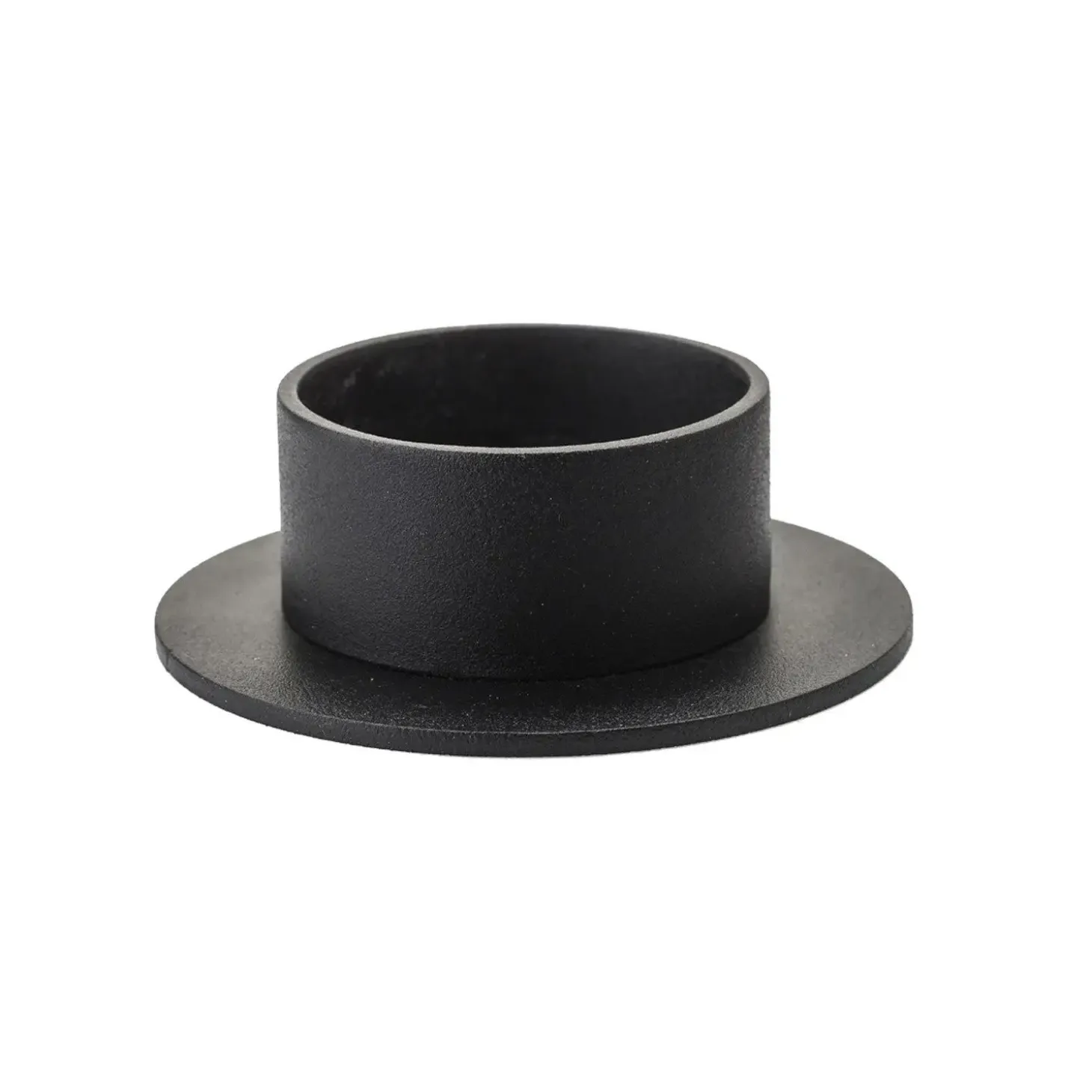 Kunstindustrien - Circle lysestage Ø5 cm - Sort