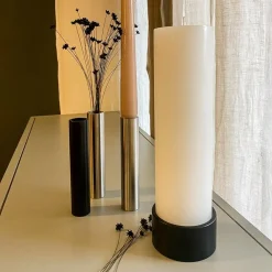 Kunstindustrien - Fat Light - Sort - Black - 4 x Ø8 cm