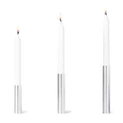 Kunstindustrien - Slim Light lysetage rustfri stål - Højde 10 cm