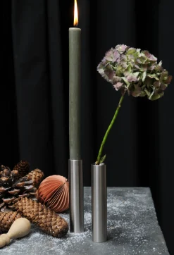 Kunstindustrien - Slim Light lysetage rustfri stål - Højde 10 cm