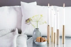 Kunstindustrien - Slim Light Lysetage messing - Højde 17 cm