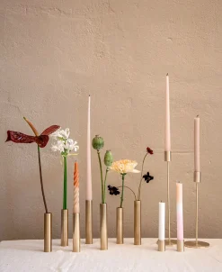 Kunstindustrien - Slim Vase - Messing - Højde 14 cm