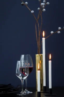 Kunstindustrien - Square lysestage Ø2,2 - Sort