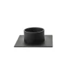 Kunstindustrien - Square lysestage Ø5 - Sort