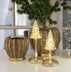 La Vida - LED glaslampe, juletræ, stor