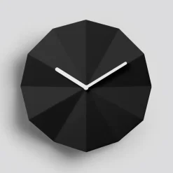 LAWA Design - Delta ur, sort m. hvide visere