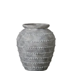 Lene Bjerre - Anna stor urtepotte Ø40,5 cm antik grå
