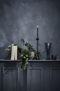 Lene Bjerre - Ciselle vase H25,5 cm. mørkegrå