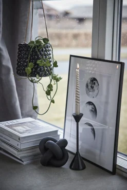 Lene Bjerre - Dotsie hængepotte Ø18cm sort