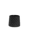 Lene Bjerre - Dotsie urtepotteskjuler Ø14cm sort