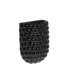 Lene Bjerre - Dotsie væghængt vægpotte H20 cm. sort