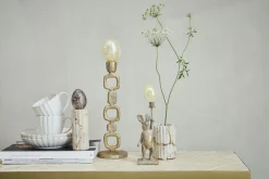 Lene Bjerre - Eliana lysestage 12,5 cm. sand marmor