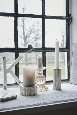 Lene Bjerre - Eliana stage til bloklys 5 cm. sand marmor