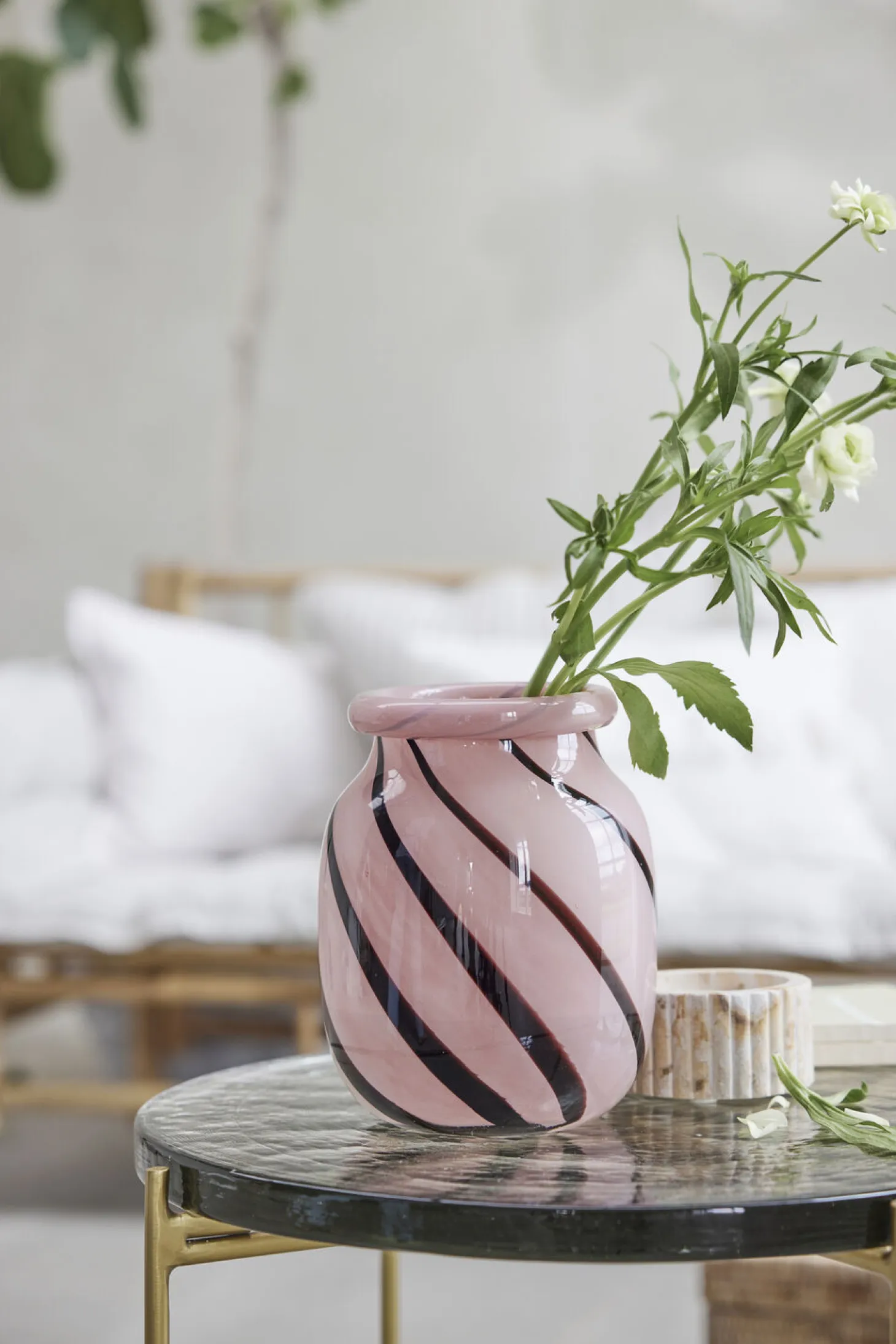 Lene Bjerre - Eliana stage til bloklys 5 cm. sand marmor