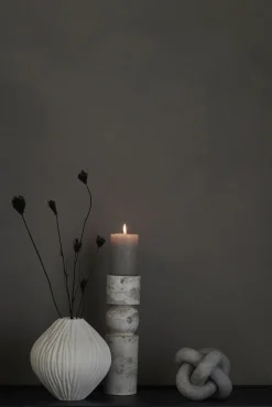 Lene Bjerre - Ellia Marmor lysestage H30 cm - Sand