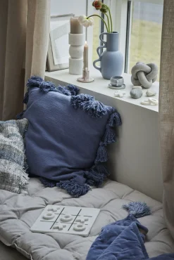 Lene Bjerre - Ellia Marmor lysestage H23 cm. hvid