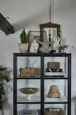 Lene Bjerre - Ellivia guldskål på marmorfod ø31 cm.