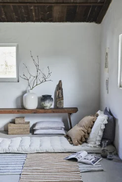 Lene Bjerre - Filisa pude 60x60 cm. mørkegrå