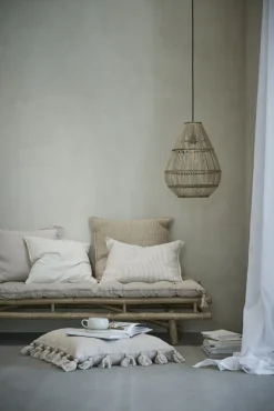 Lene Bjerre - Filisa pude 60x60 cm - Gyldenbrun