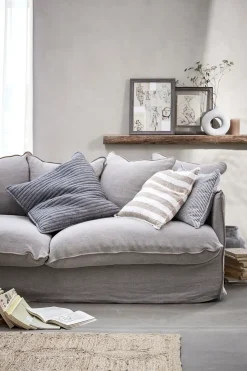 Lene Bjerre - Fiona pude 50x50 cm. gyldenbrun